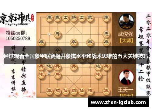 通过观看全国象甲联赛提升象棋水平和战术思维的五大关键技巧 通过观看全国象甲联赛提升象棋水平和战术思维的五大关键技巧